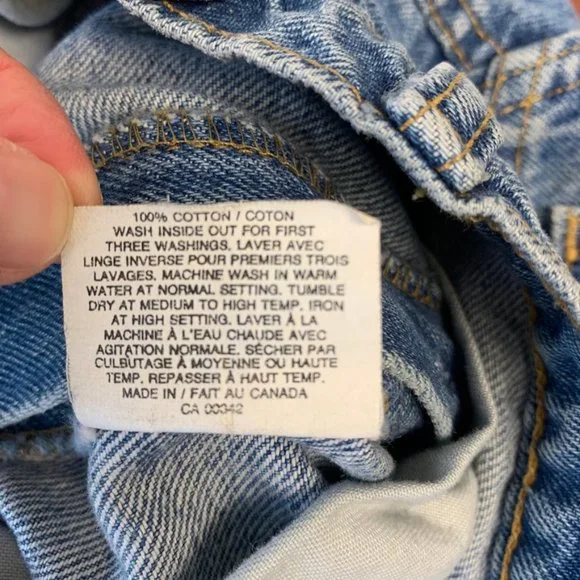 Vintage 815 Levi's USA Made 100% Cotton